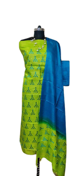 Tussar Silk Embroidery Suit SILK ZONE